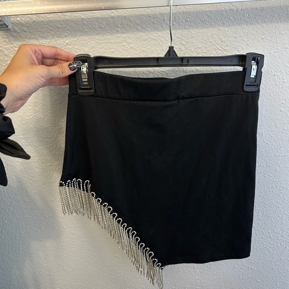 Small Black Bejeweled Skirt - Picture 2 of 4